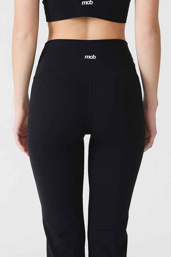 Flare Tights Black Long