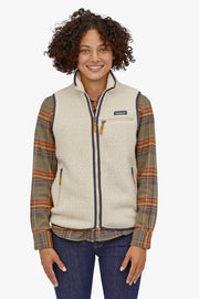 Women's Retro Pile Fleece Vest