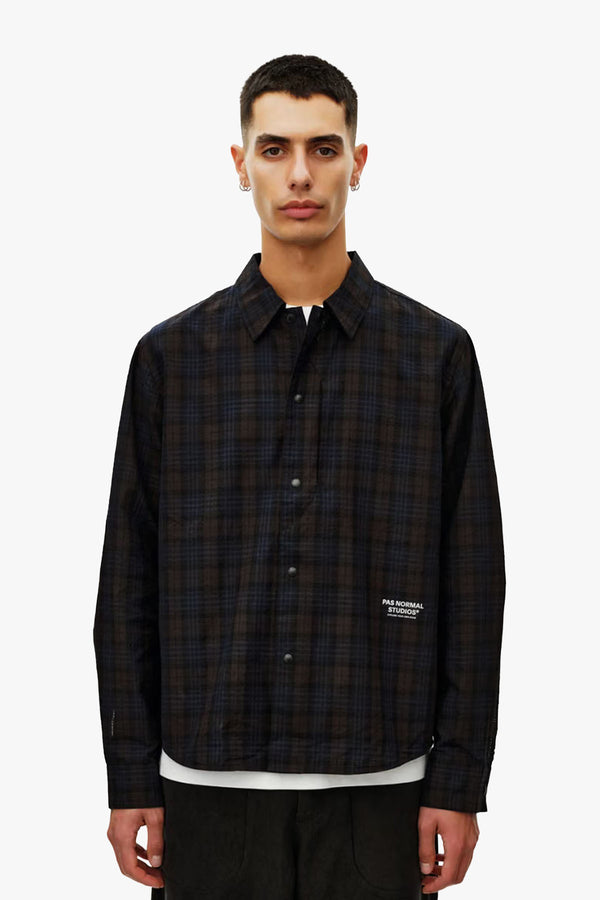 Off-Race Seersucker Shirt Unisex