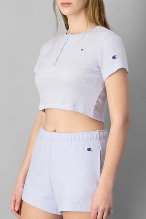 Classic 1952 Ribbed Cropped Polo Shirt