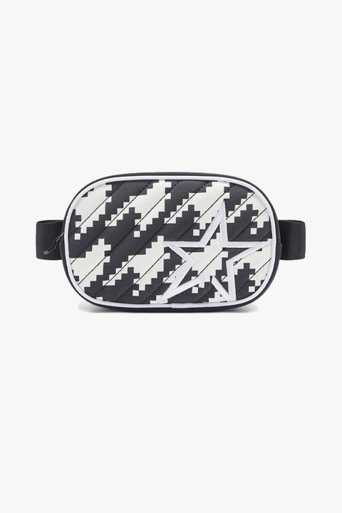 Houndstooth Star Belt Bag