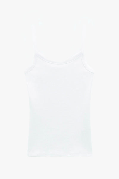 Fine rib singlet