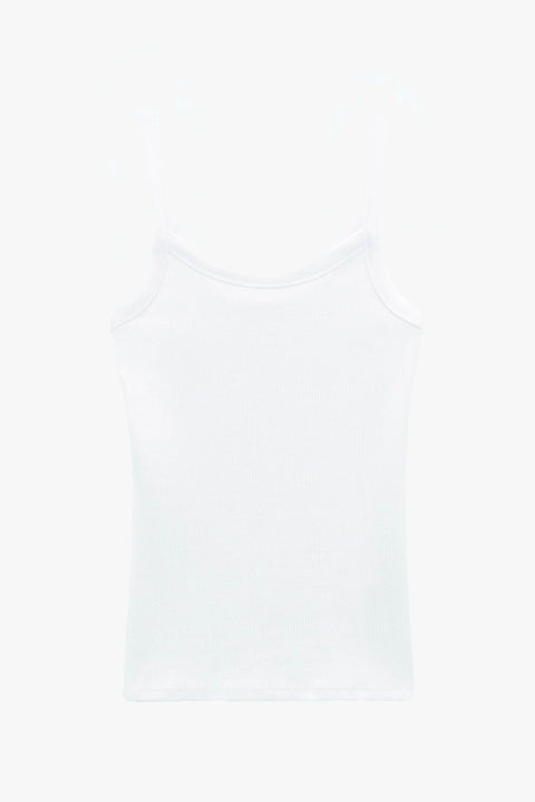 Fine rib singlet