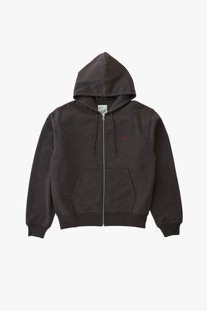ONE POINT ZIP HOODED SWEATSHIRT