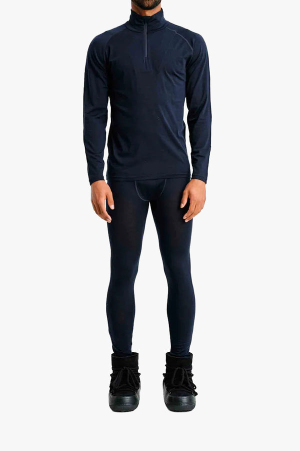 Snow Zip Up Men Navy Blue