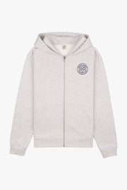 CONNECTICUT CREST ZIPPED HOODIE