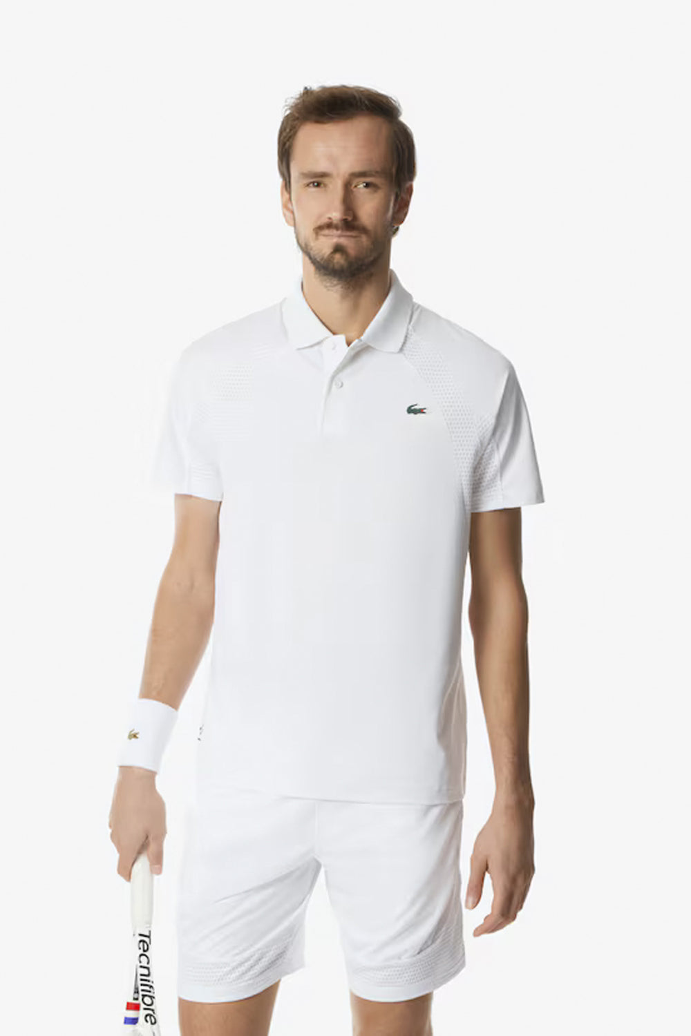 Short Sleeve Ribbed Collar Shirt