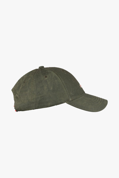 Waxed Cotton Cap Olive