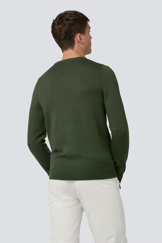 Chevron Stripe Merino Wool Sweater