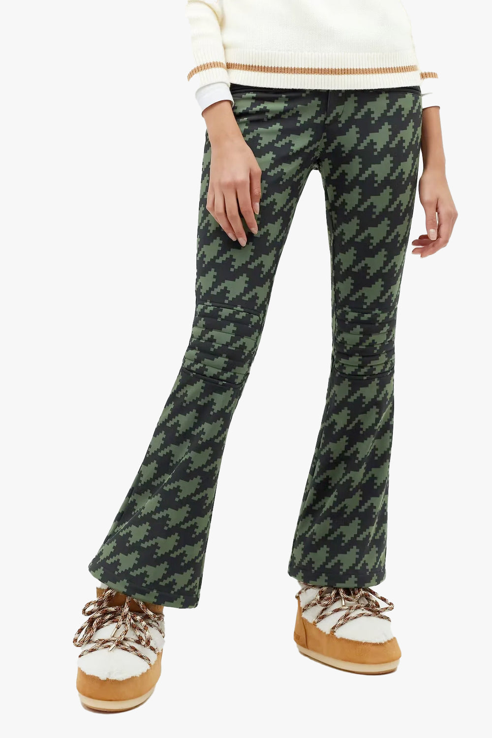 Houndstooth Aurora Flare Pant