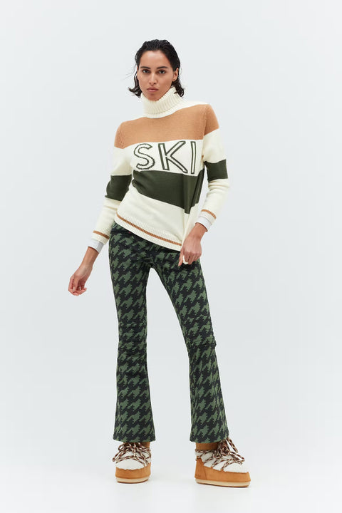 Houndstooth Aurora Flare Pant