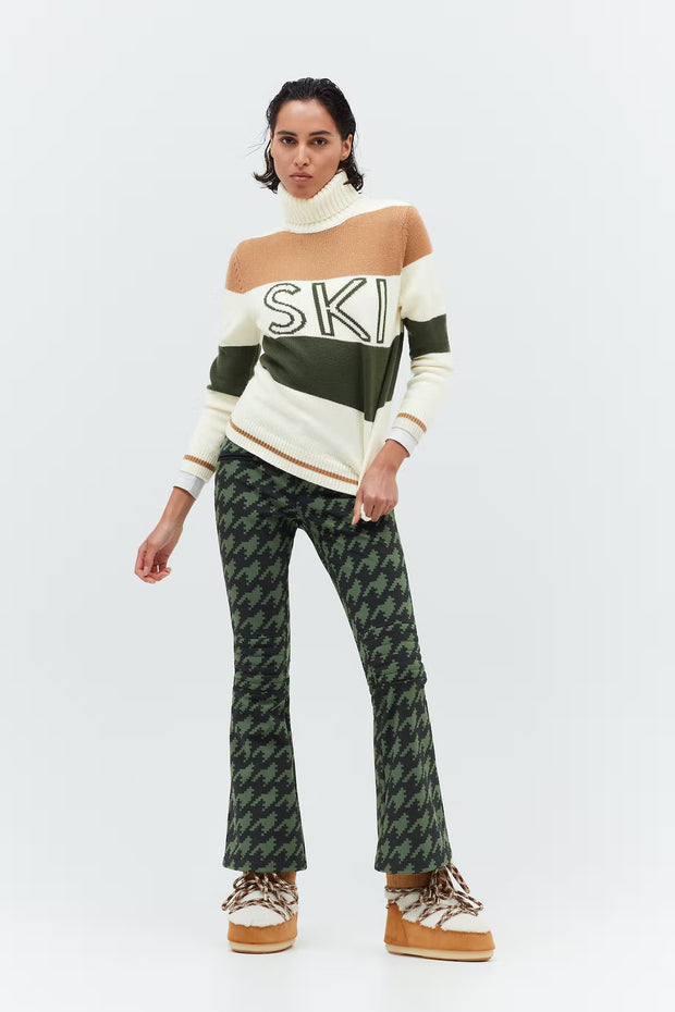 Houndstooth Aurora Flare Pant