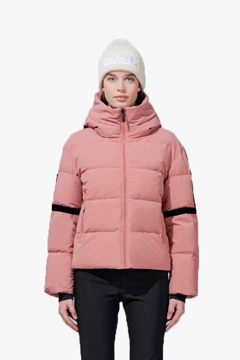 FUSALP Hortense quilted hooded down ski jacket