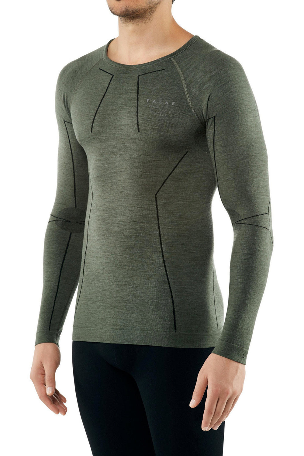 Men Long sleeved Shirt Wool-Tech