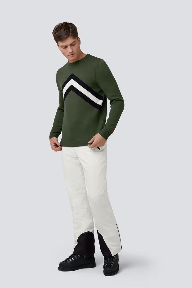 Chevron Stripe Merino Wool Sweater