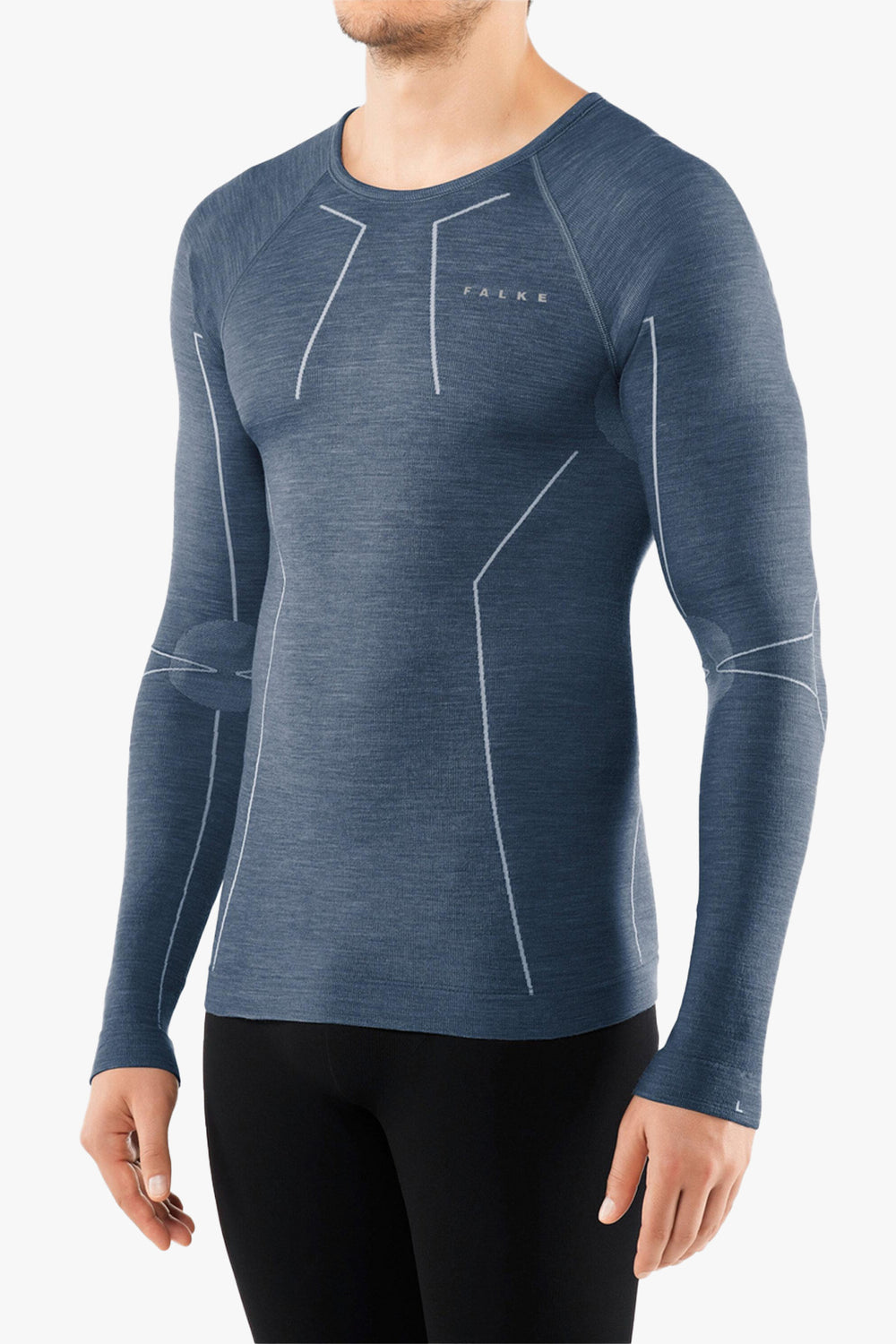 Men Long sleeved Shirt Wool-Tech